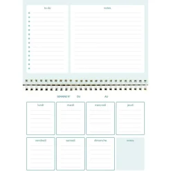 Hebdo-Malin Mini Labo - 21 x 15 cm - Bleu - Exacompta