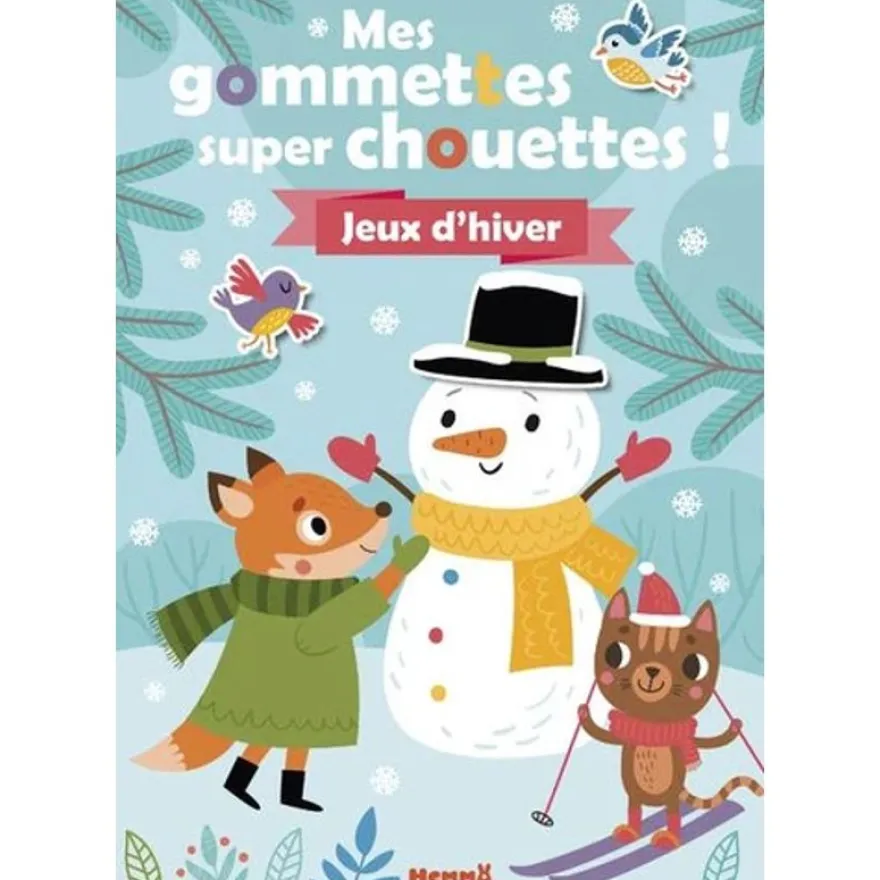 Hemma - Mes gommettes super chouettes ! - Jeux d'hiver