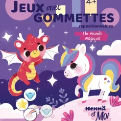 Hemma et moi - jeux avec gommettes - un monde magique - repositionnables