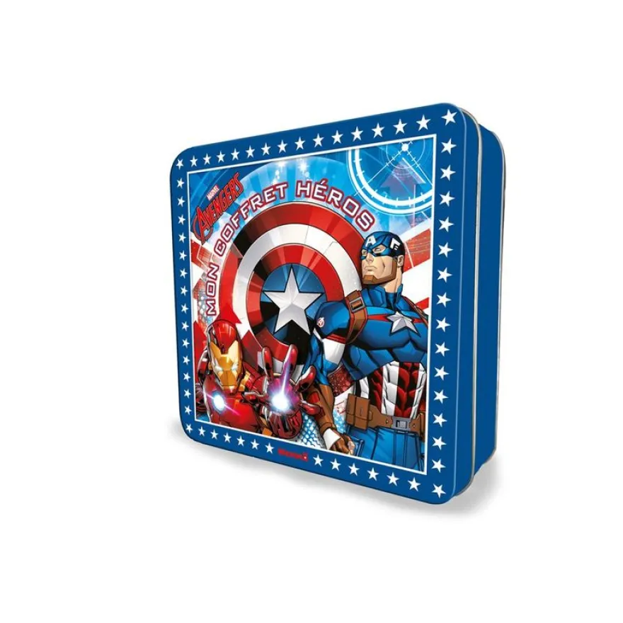 Hemma Marvel Avengers My Hero Box - Lot de posters à colorier