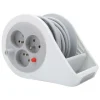 HO5VVF - mini enrouleur 3 x 2p + t 16a gris