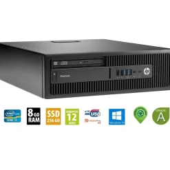 HP EliteDesk 800 G1 - unité centrale - reconditionné grade A - SFF i3-4130 - 8Go RAM - 256 SSD