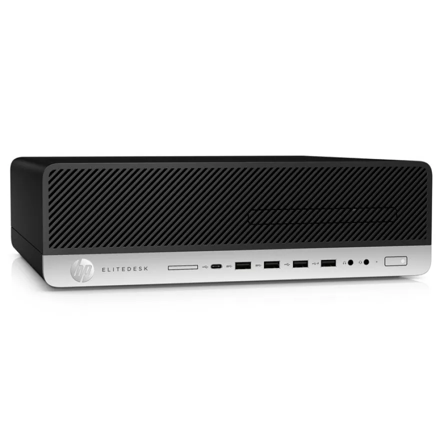 HP EliteDesk 800 G4 SFF - Unité centrale reconditionnée grade B (bon état) - Intel Core i5-8500 - 8 Go - 512 Go SSD