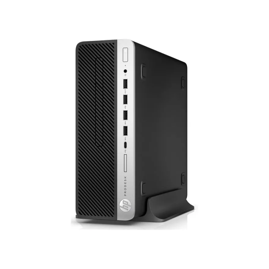 HP ProDesk 600 G4 - Unité centrale reconditionné Grade B - SFF Core i5 8500 - RAM 8 Go - SSD 256 Go - Win 11 - noir et argent