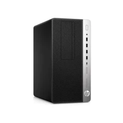 HP ProDesk 600 G4 - Unité centrale reconditionné Grade B - RAM 8 Go - SSD 256 Go - Win 11 - noir et argent