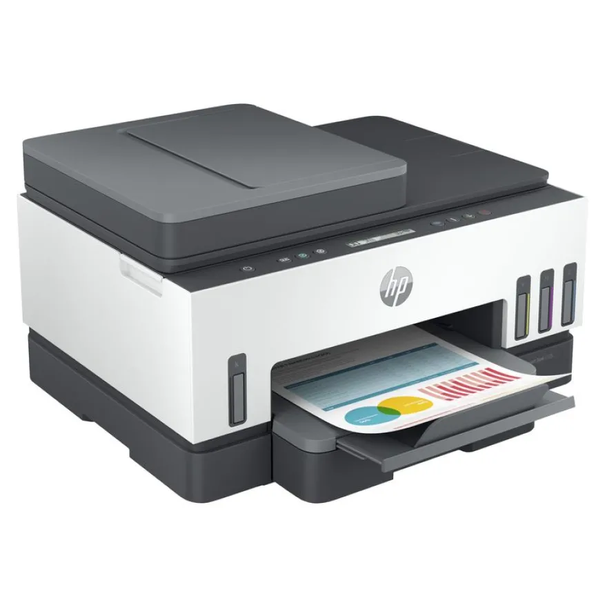 HP Smart Tank 7305 All-in-One - imprimante multifonction jet d'encre couleur A4 - Wifi, Bluetooth, USB