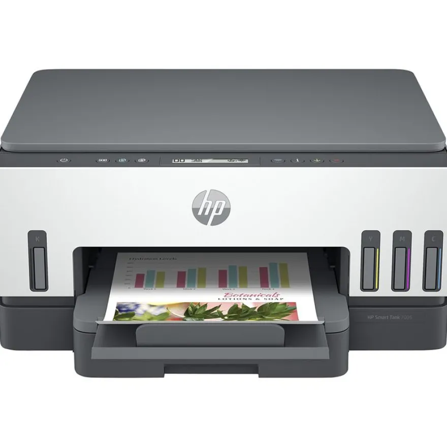HP Smart Tank 7005 All-in-One - imprimante multifonction jet d'encre couleur A4 - Wifi, Bluetooth, USB