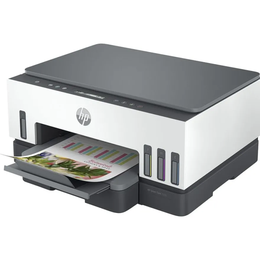 HP Smart Tank 7005 All-in-One - imprimante multifonction jet d'encre couleur A4 - Wifi, Bluetooth, USB