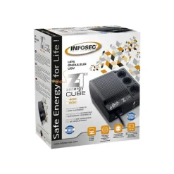 INFOSEC Zenergy EX 400 - Onduleur 3 prises - 400 VA