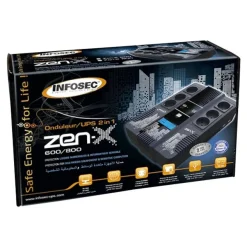 INFOSEC Zen-X 600 - Onduleur 6 prises - 600 VA