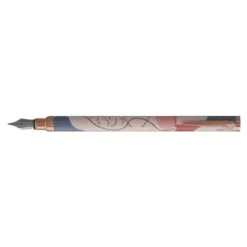 Ink Abstract Faces - Stylo plume - bleu