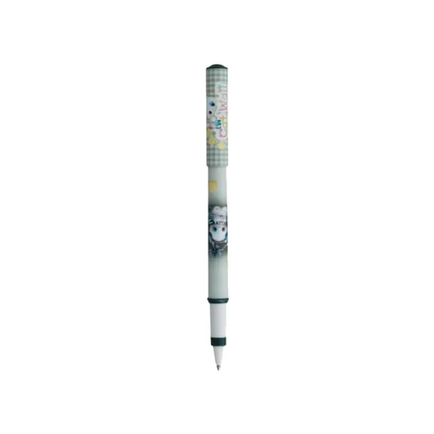 Ink Cat Wall Rollink - Stylo à bille - moyen - bleu