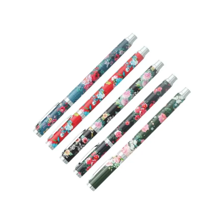 Ink Metal - Roller gel Crazy flowers - différents modèles disponibles