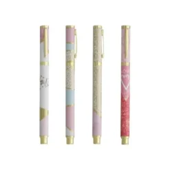 Ink Metal - Roller gel Glitter pink - différents modèles disponibles