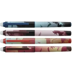 Ink Metal Dino Aventure - Stylo à bille bleu effaçable - différents modèles disponibles