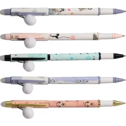 Ink Metal Just Chill Pinguin - Roller bleu - corps plastique - différents modèles disponibles