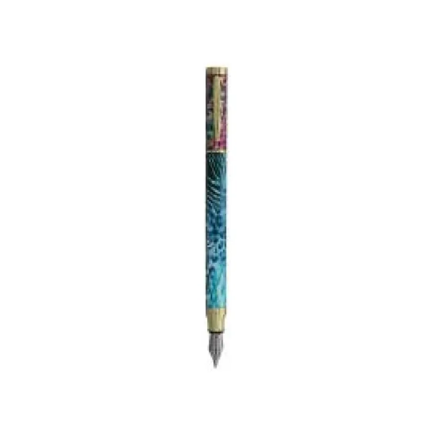 Ink Metal Wild Pattern - Stylo plume bleu - différents modèles disponibles