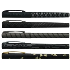 Ink Metallic Pattern Plumink - Stylo plume - bleu