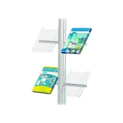 INOVSHOP - 8 Bacs inclinés pour porte-brochures A4 PBINC