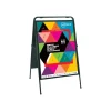 INOVSHOP - Chevalet de sol magnétique - 60 x 80 cm - double face