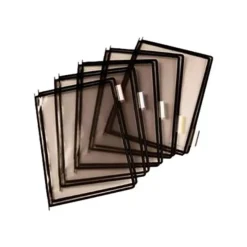 INOVSHOP - Lutrin de comptoir mural plastique - fourni avec 10 pochettes A4 multi-coloris