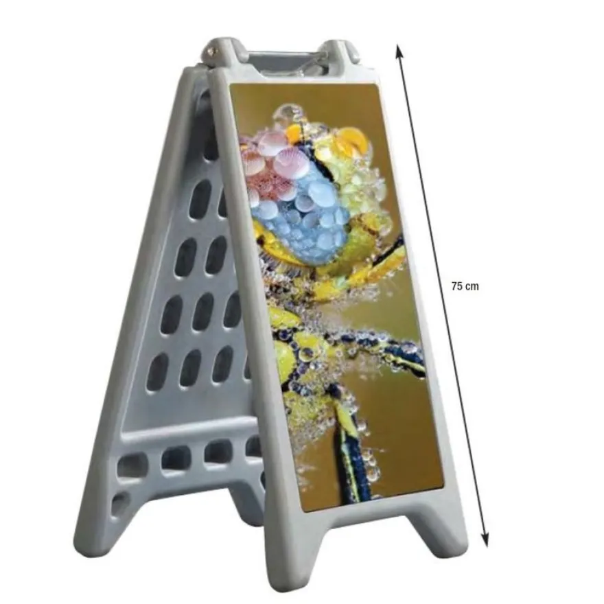 INOVSHOP - Panneau de signalétique vierge à lester avec de l'eau ou du sable