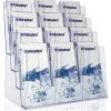 INOVSHOP - Présentoir multi-formats pour brochures A4, A5, 1/3 A4, A6