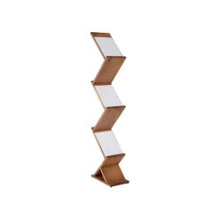 INOVSHOP - Présentoir porte-brochures zig-zag - recto-verso - capacité 5xA4