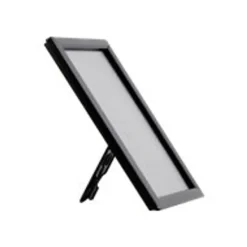 INOVSHOP Ecoframe - Cadre porte-affiche clippant à poser ou à fixer au mur - A6 - noir