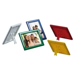 INOVSHOP Ecoframe - Cadre porte-affiche clippant à poser ou à fixer au mur - A5 - noir
