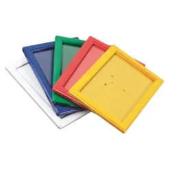 INOVSHOP Ecoframe - Cadre porte-affiche clippant à fixer au mur - A3 - jaune