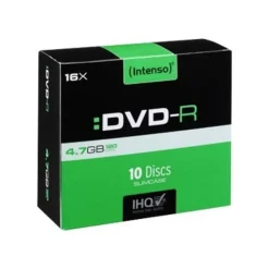 Intenso - 10 DVD-R avec boîtiers slim - 4.7 Go