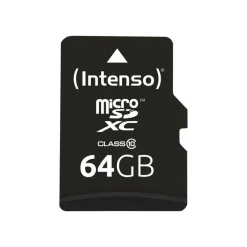 Intenso - carte mémoire 64 Go - Class 10 - micro SDXC