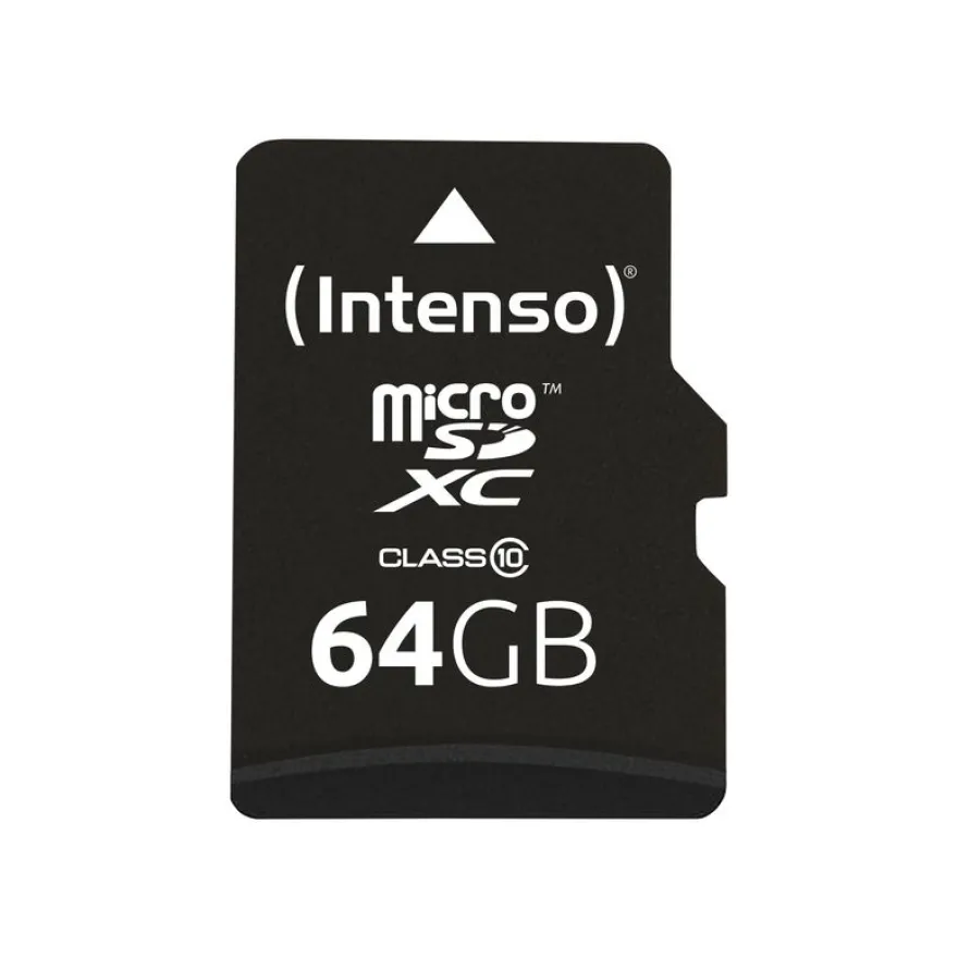 Intenso - carte mémoire 64 Go - Class 10 - micro SDXC