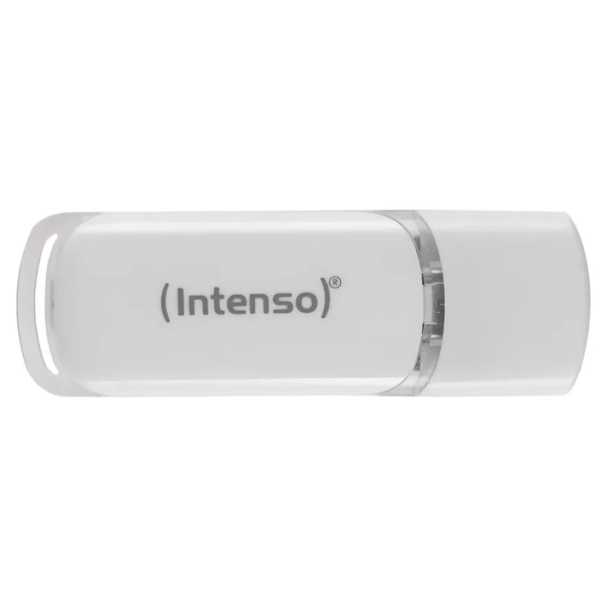 Intenso Flash Line - Clé USB 32 Go - USB-C 3.1 Gen 1 - blanc