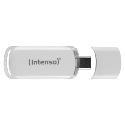 Intenso Flash Line - Clé USB 64 Go - USB-C 3.1 Gen 1 - blanc