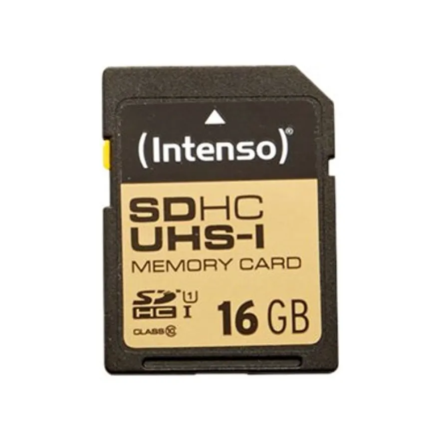 Intenso Premium - Carte mémoire SDHC 16 Go - bleu