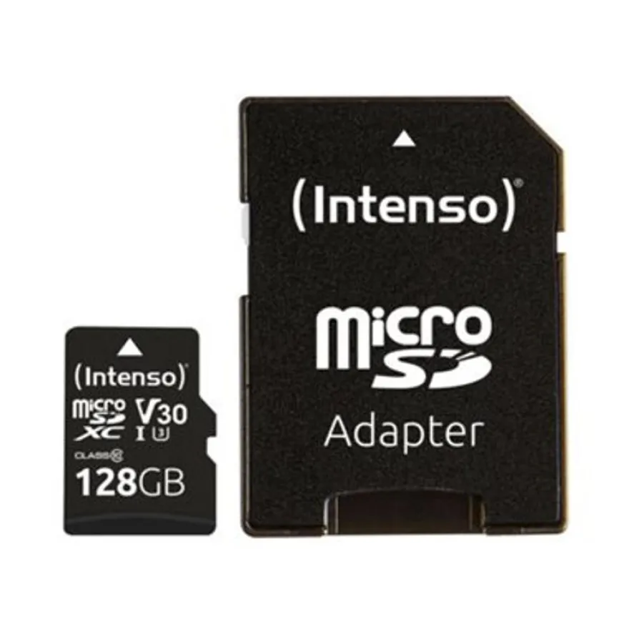 Intenso Professional - Carte mémoire flash (adaptateur microSDXC vers SD inclus) - 512 Go - Video Class V30 / UHS-I U3 / Class10