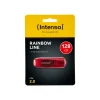 Intenso Rainbow Line - clé USB - 128 Go - rouge