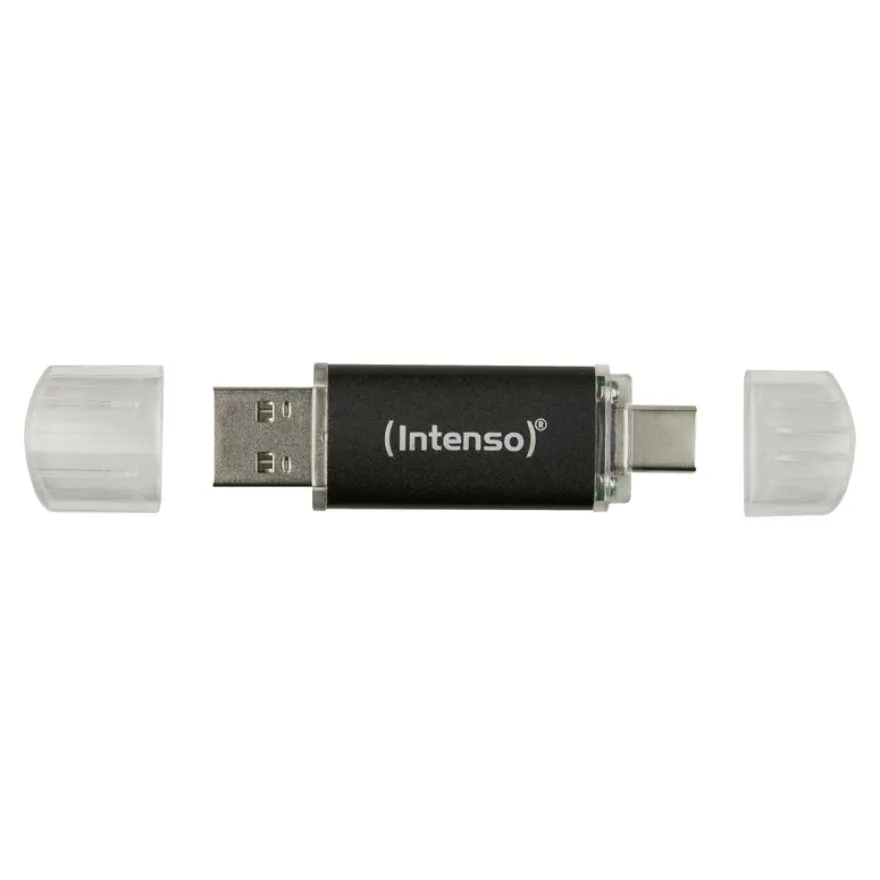 Intenso Twist Line - Clé USB 64 Go - USB 3.2 Gen 1 / USB-C - anthracite