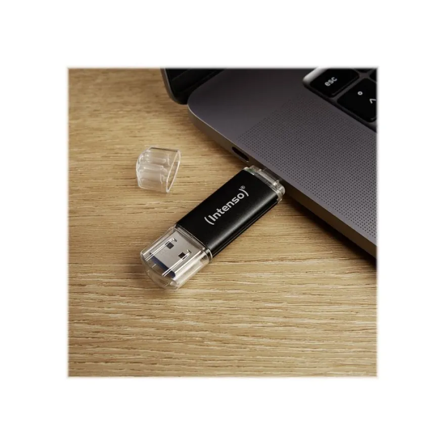 Intenso Twist Line - Clé USB 32 Go - USB 3.2 Gen 1 / USB-C - anthracite