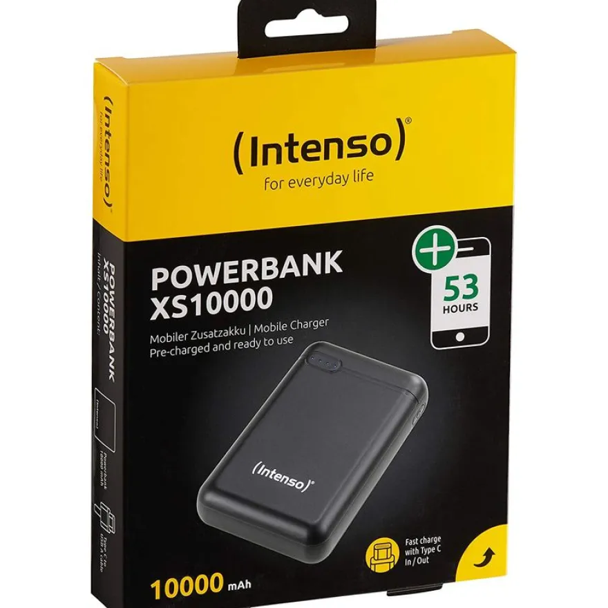 Intenso XS10000 - powerbank / batterie de secours rechargeable pour smartphone - 10000 mAh