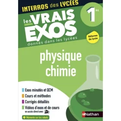Interros des Lycées Physique Chimie 1re