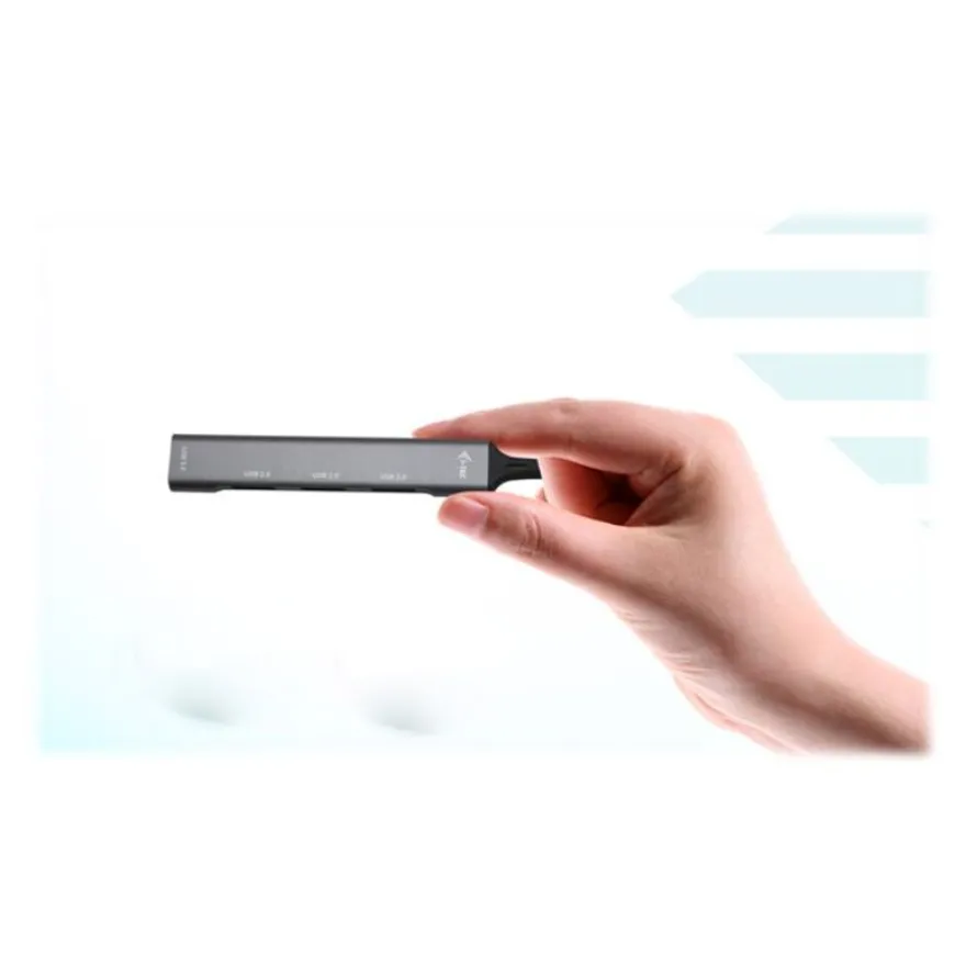 i-Tec - Hub - 1 x SuperSpeed USB 3.0 + 3 x USB 2.0 - de bureau