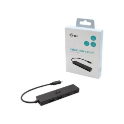 i-Tec - Hub - 2 x SuperSpeed USB 3.0 + 2 x USB-C 3.1 Gen 1 - de bureau