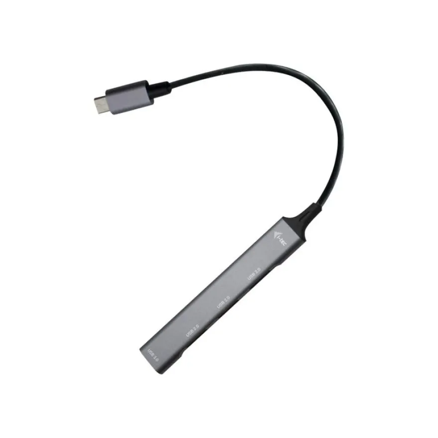 i-Tec - Hub - 1 x SuperSpeed USB 3.0 + 3 x USB 2.0 - de bureau