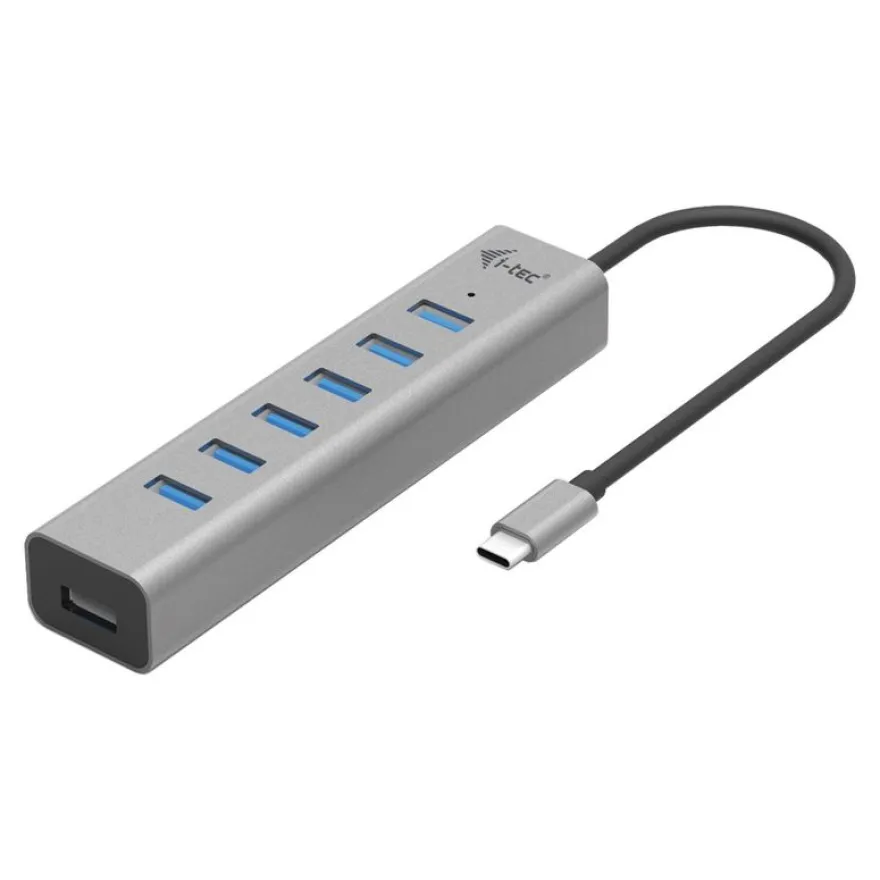 i-Tec - Hub - 7 x USB 3.2 Gen 1