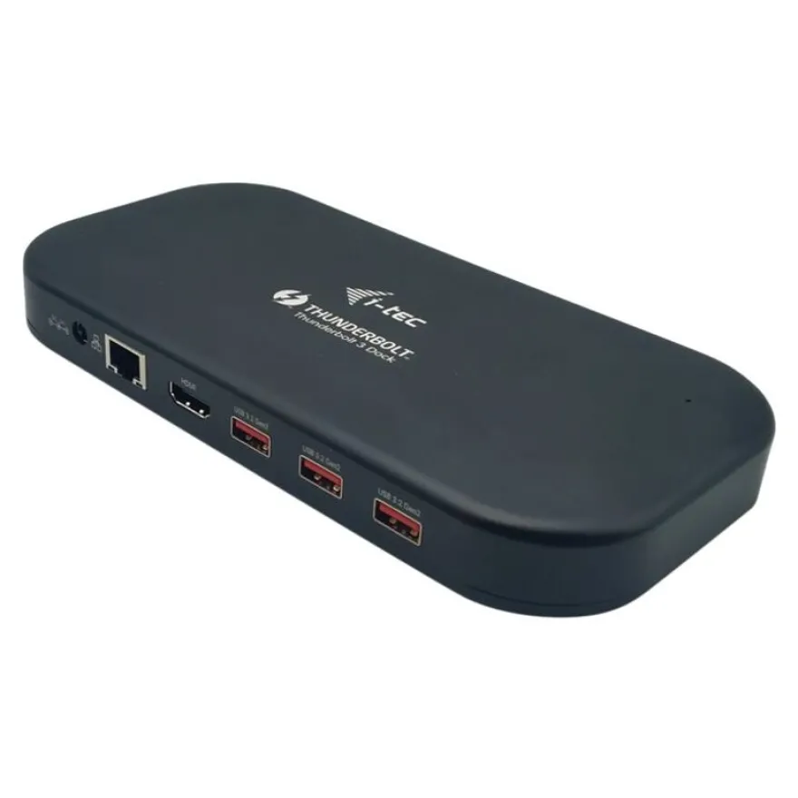 i-Tec - station d'accueil - Thunderbolt 3 - HDMI, Thunderbolt - GigE