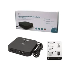 i-Tec - Station d'accueil - USB-C 3.1 / Thunderbolt 3 - HDMI, DP++ - GigE