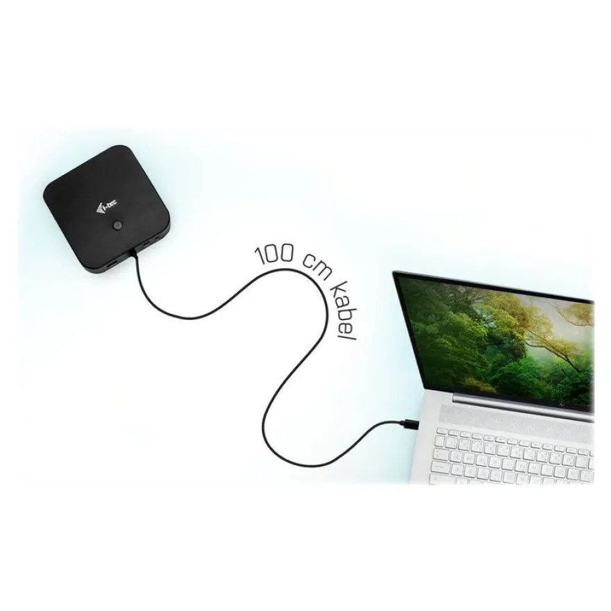 i-Tec - Station d'accueil - USB-C 3.1 / Thunderbolt 3 - HDMI, DP++ - GigE